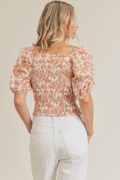 Dahlia Ruched Blouse